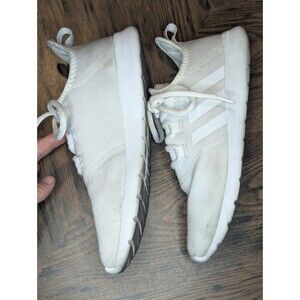 Adidas Womens Cloudfoam Pure 2.0 H04757 White Running Shoes Sneakers Size 9